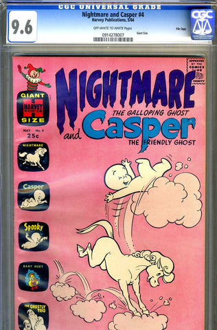Nightmare and Casper #4   CGC graded 9.8 - HIGHEST - SOLD!