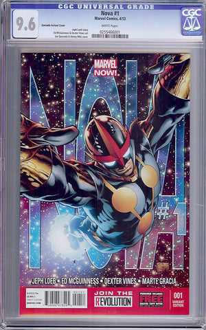 Nova #1  CGC graded 9.6 - Quesada Variant - SOLD!