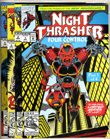 Night Thrasher: Four Control  all NEAR MINT- complete set
