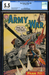 Our Army At War #086 CGC graded 5.5 Russ Heath cover/art 4th Sgt. Rock