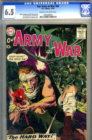 Our Army At War #088   CGC graded 6.5 SOLD!