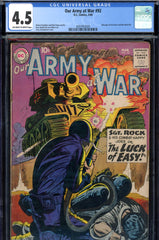 Our Army At War #092 CGC graded 4.5 Jerry Grandenetti cover