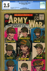 Our Army At War #112 CGC graded 2.5 classic Easy Company cover
