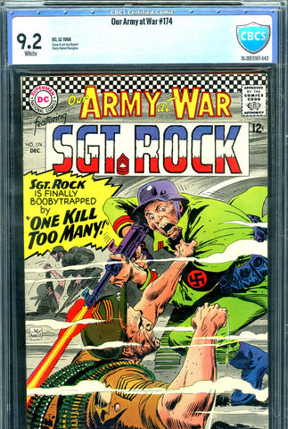 Our Army At War #174 CBCS graded 9.2  first Sad Sam - SOLD!