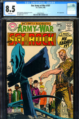 Our Army At War #197 CGC graded 8.5  Joe Kubert cover