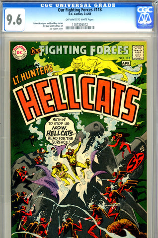 Our Fighting Forces #118 CGC graded 9.6  SINGLE HIGHEST GRADED - SOLD!
