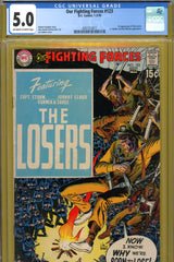 Our Fighting Forces #123 CGC graded 5.0  first appearance of the Losers