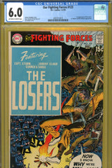 Our Fighting Forces #123 CGC graded 6.0  first appearance of the Losers