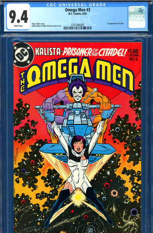 Omega Men #03 CGC graded 9.4 - first appearance of Lobo