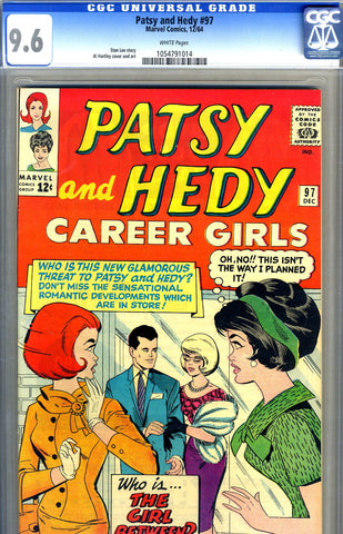 Patsy and Hedy #97   CGC graded 9.6 - HIGHEST GRADED - SOLD!