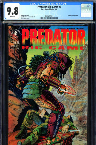 Predator Big Game #3 CGC graded 9.8 - HIGHEST GRADED SOLD!