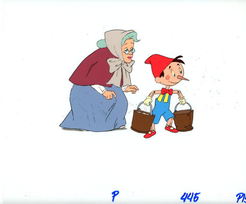 Original production cel -"Pinocchio"- by Golden Films 115