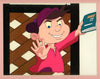Original production cel -"Pinocchio"- by Golden Films 127 MATTED