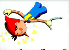 Original production cel -"Pinocchio"- by Golden Films 166 LARGE