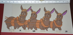 Original production cel -"Pinocchio"- by Golden Films 176 SIZE 18" x 9"