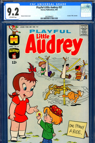 Playful Little Audrey #57 CGC graded 9.2 includes calendar