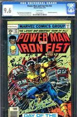 Power Man and Iron Fist #52 CGC graded 9.6 - Nightshade appearance