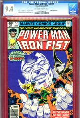 Power Man and Iron Fist #57 CGC graded 9.4 - X-Men cover/story