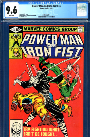 Power Man and Iron Fist #74 CGC graded 9.6 - Frank Miller cover