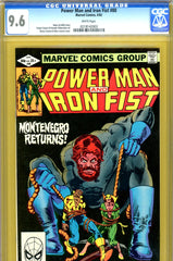 Power Man and Iron Fist #80 CGC graded 9.6 - second highest graded