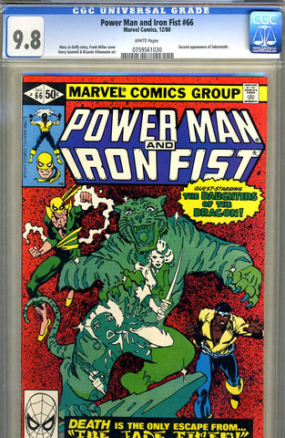 Power Man and Iron Fist #66   CGC graded 9.8 - SOLD