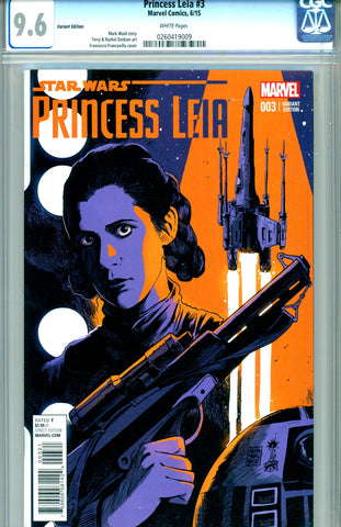 Princess Leia #3  CGC graded 9.6 - Variant Edition SOLD!