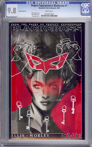 Project Superpowers: Blackcross #1  CGC graded 9.8 - Cover B - HIGHEST - SOLD!