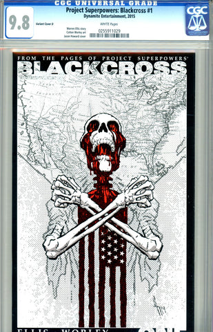 Project Superpowers: Blackcross #1  CGC graded 9.8 - SHG - SOLD!