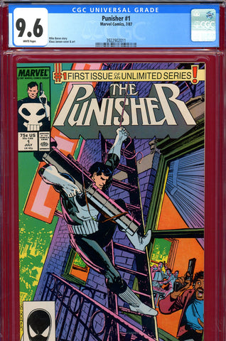 Punisher #01 volume 2 CGC graded 9.6  unlimited series (1987) - SOLD!