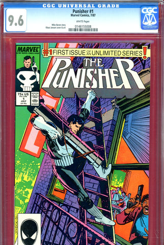 Punisher #01 CGC graded 9.6 - Klaus Janson cover/art - SOLD!