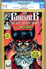 Punisher War Journal #06 CGC graded 9.8 - first Wolverine vs. Punisher