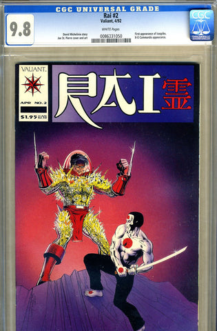 Rai #2   CGC graded 9.8 - HIGHEST GRADED - SOLD!