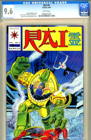 Rai #4 CGC graded 9.6 low print run! well centered! SOLD!