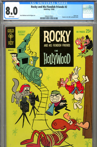 Rocky and His Fiendish Friends #2 CGC graded 8.0 - SOLD!