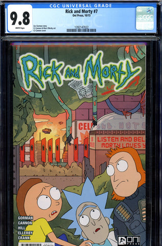 Rick and Morty #07 CGC graded 9.8  HIGHEST GRADED  Oni Press - SOLD!