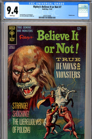 Ripley's Believe It or Not #07 CGC graded 9.4 HIGHEST GRADED SOLD!