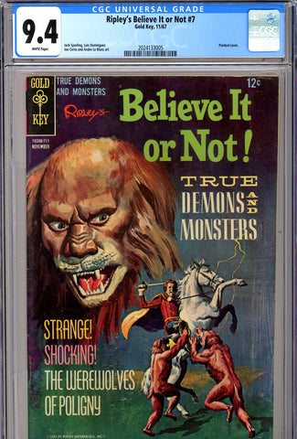 Ripley's Believe It or Not #07 CGC graded 9.4 HIGHEST GRADED - SOLD!