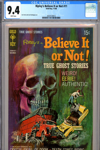 Ripley's Believe It or Not #11 CGC graded 9.4 white pages SOLD!