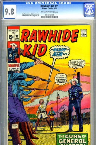 Rawhide Kid #91   CGC graded 9.8 - SINGLE HIGHEST GRADED - SOLD!