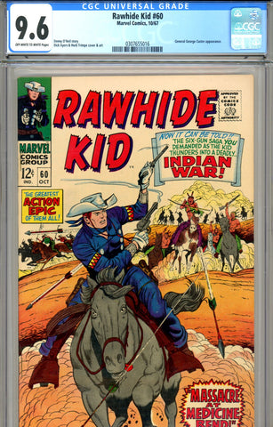 Rawhide Kid #60 CGC graded 9.6 HIGHEST GRADED - SOLD!