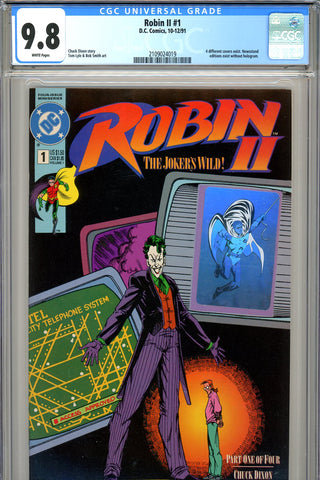 Robin II #1 CGC graded 9.8 - HIGHEST GRADED  Joker cover - SOLD!