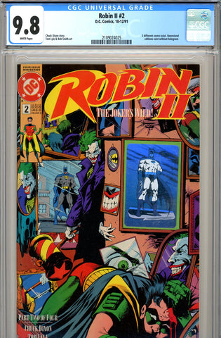 Robin II #2 CGC graded 9.8 - HIGHEST GRADED  room of paintings-c - SOLD!