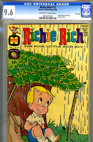 Richie Rich #072   CGC graded 9.6 - SOLD!