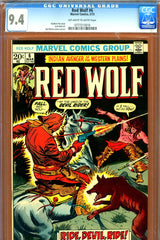 Red Wolf #6 CGC graded 9.4 - SECOND highest graded