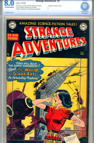 Strange Adventures #007  CBCS graded 8.0  SOLD!