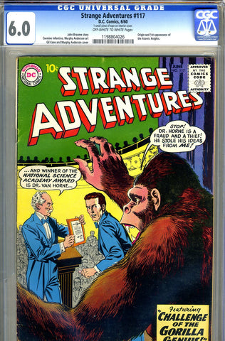 Strange Adventures #117   CGC graded 6.0 - first Atomic Knights - SOLD!