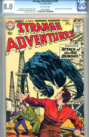 Strange Adventures #120   CGC graded 8.0   second Knights  SOLD!
