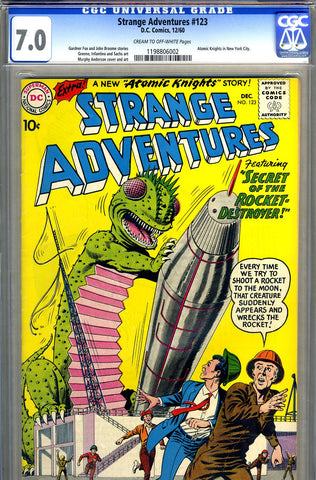 Strange Adventures #123   CGC graded 7.0 third Knights SOLD!