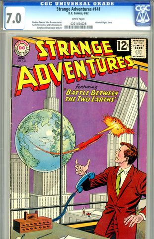 Strange Adventures #141   CGC graded 7.0 Atomic Knights WP SOLD!