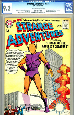 Strange Adventures #153   CGC graded 9.2 Atomic Knights - SOLD!